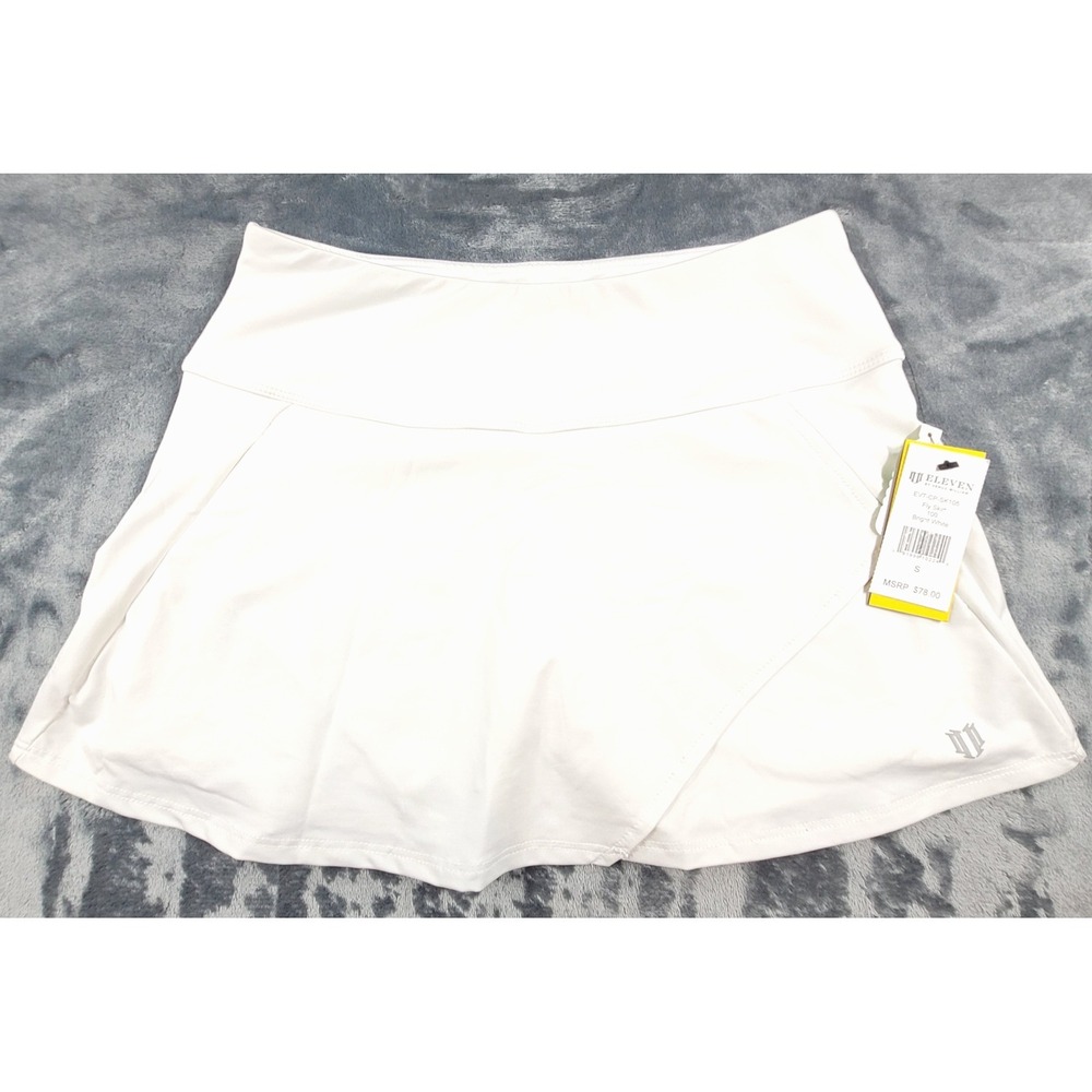 NEW Eleven by Venus Williams Cosmos Skirt Arctic White‎ Size Small Made in USA